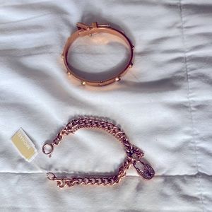 M KORS bracelets-set of two, one NWT!         FINAL CALL-bundle with the watch